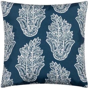 Couverture extérieure Paoletti Kalindi en motif paisley, 43 cm, bleu pétrole