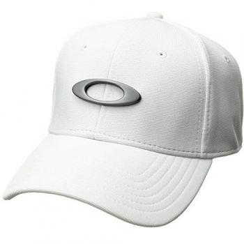 Oakley Tincan Kappe Silbergrau L-XL – elastisch, 58‑61 cm