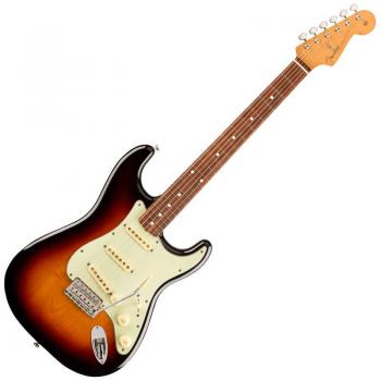 Stratocaster Vintage ’60s – Puente “Pau Ferro”, acabado Sunburst 3‑Tonos