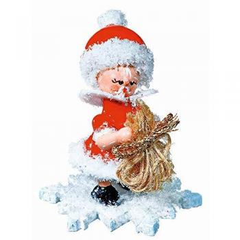 Weihnachtliche Schneekugelfigur „Schneeflöckchen“ – 5 cm (Kuhnert)
