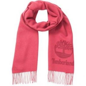 Timberland Pink Yarn Dye Scarf for Men