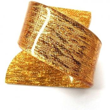 6 Gold Irregular Acrylic Napkin Holders