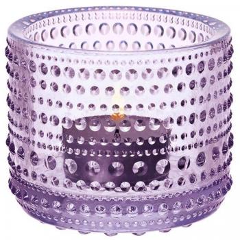Lavendermoment Windlicht Iittala – Glas, 8,1 × 8,1 × 6,4 cm