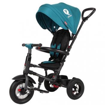 QPlay Rito Air Tricycle Junior 90×49×93 cm, Acier Turquoise