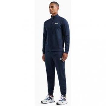 EA7 Emporio Armani Men's Blue Cotton Tracksuit Regular Fit XXL