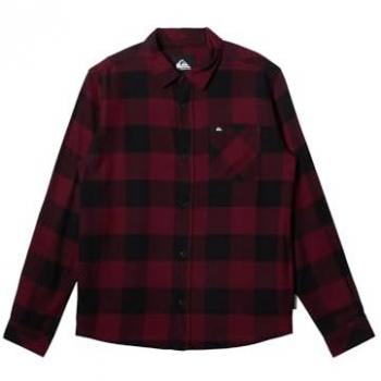 Quiksilver Camicia lunga 10 anni Wine Buffalo Classic Flanella