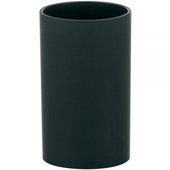 Kela Zahnputzbecher Gray – kompakt, 6,5 x 11,5 cm, ABS‑Material in Grau