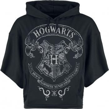 Harry Potter Kapuzenpullover – Hogwarts‑Crest – M bis XXL – Damen – Schwarz