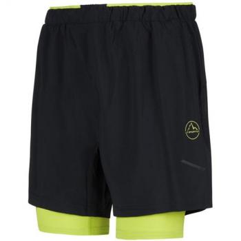 Pantaloni TrailRun La Sportiva L Nero Giallo