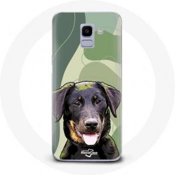 Samsung Galaxy A8 2018 Case featuring Beauceron Dog Breed