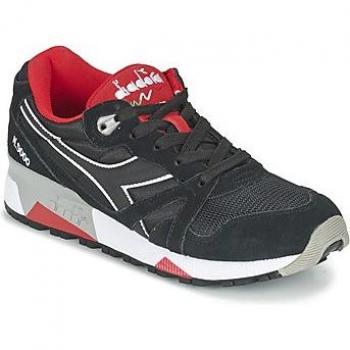 Diadora Women's N9000 Nylon II Black Athletic Shoes