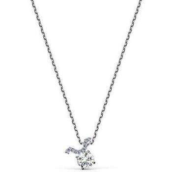 Pendentif Swarovski Zodiac II, Taureau, finition métal mixte, blanc