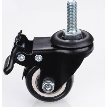 Roulette à vis pivotantes Myhomera – 40 mm, 360°, chariot