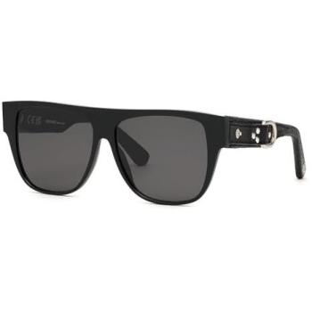 Roberto Cavalli SRC013 Shiny Black Smoke Spectacles – Dual Gender