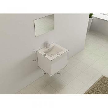 Jet-Line Badmöbelset LINZ Holzoptik mit Push Open und Soft Close
