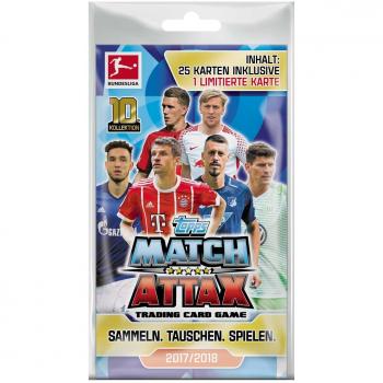 Bundesliga Saison 2017/18 Match Attax – D106118 Blister (25 Karten)