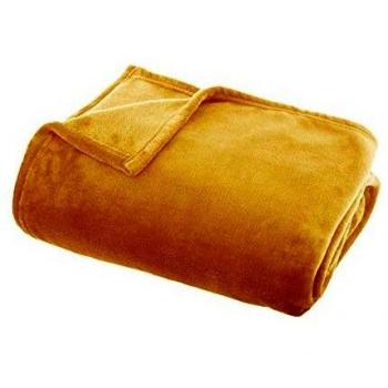 Plaid Flanel Ocre 130x180 cm