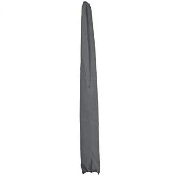 Protection textile demi-parasol Parla 3 m – Couleur anthracite