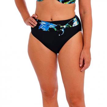 Veste de bain noire taille haute