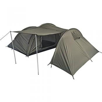 MIL-TEC 4-Person Tent, OD Green, 165 x 98 x 55 in