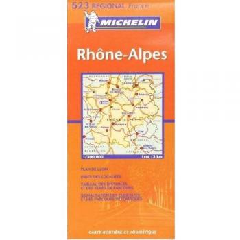 Carte routière : Rhône-Alpes (Cartes Mosaic)