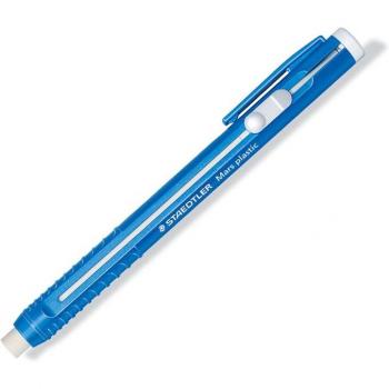 Producto Papelería Staedtler 528: Lápiz Azul con Borrador Retráctil