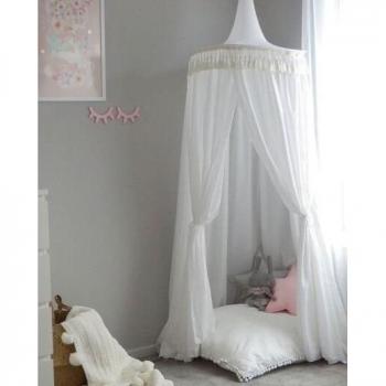 Children's Playhouse Tent with Tassels and Dome