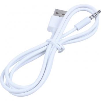 3.5Mm Plug naar USB 2.0 Opladen Kabel 1M Wit