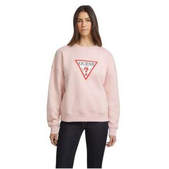 Guess , Crewneck Sweatshirt ,Pink female, Sizes: M, L