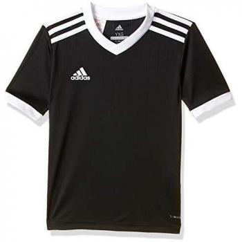 Adidas Performance Fußballtrikot für Jugendliche Tabela 18 – Schwarze/weiße Variante – Alter 7–8 Jahre