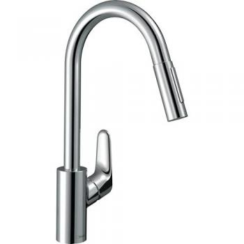 Rubinetto da cucina Hansgrohe Focus M41, EcoSmart, cromo