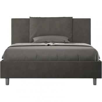 Letto Antea 130x190 Grigio Microfibra Ityhome