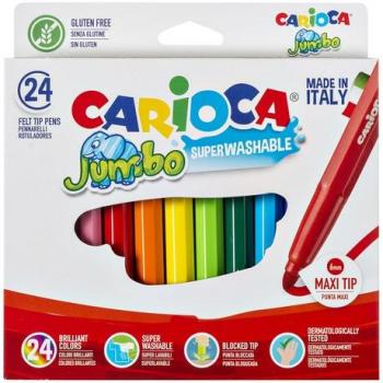 Carioca Viltstiften Jumbo maxi set 24 stuks