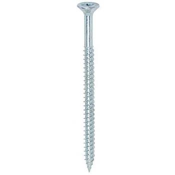 Twin‑Threaded Zinc Counter‑Sunk Wood Screws – PZ Finish, 12 × 3½″ (Box of 100)