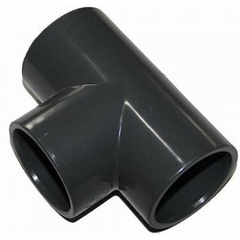Té d'angle PVC 50 mm 90° à coller