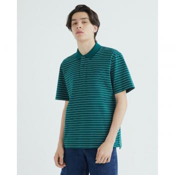 Polo Carhartt WIP de hombre en verde y corte loose fit