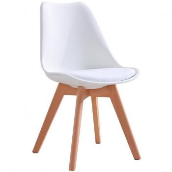 Contemporary Tulip Dining Chair with Cushioned Pad