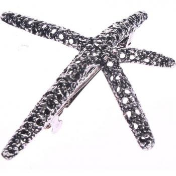 Coral Starfish Bobby Pin