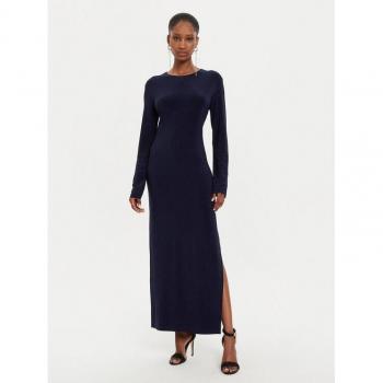 Glamour notturno Norma Kamali abito blu slim