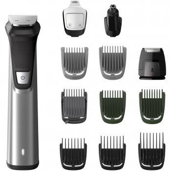 Philips 7000 Premium Metal Handle Trimmer with 12‑Piece Grooming Kit