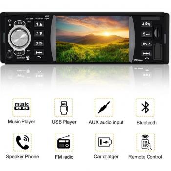 Reproductor de audio y vídeo para coche con ISO y Bluetooth 4.2