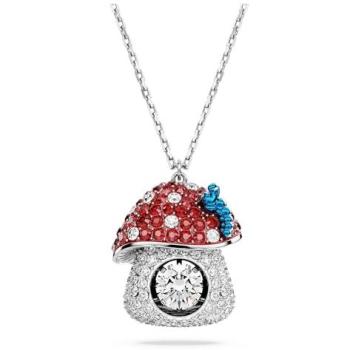 Pendolo Rosa Wonderland Swarovski – Collana Donna Fungo, Rodio