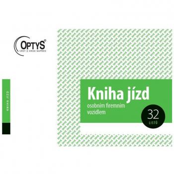 OPTYS 1172 Kniha jízd firemního vozidla A6