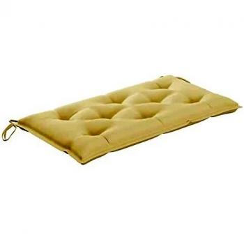 Cuscino per Panchina Crema 110x50x7 cm in Tessuto Oxford