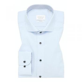 Slim Fit Langarmhemd ETERNA, Normalgröße 39, himmelblau