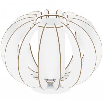 Weißes EGLO STELLATO 2 Tischlicht in hochwertigem Stahl