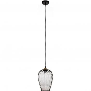 Smoky Grey Glass Pendant Light by Solbika Ø 19cm