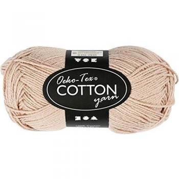 Pelote de coton 8/4 170 m beige 50 gr