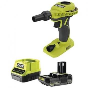 Kit RYOBI One Plus 18 V: Gonfleur, 1 Batterie 2 Ah et chargeur