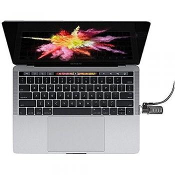 Security Laptop Ledge Adapter with Combination Cable Lock for MacBook Pro with Touch Bar kit